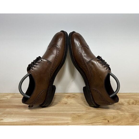 Allen Edmonds Port Washington Mens‎ Size 8 D Brown Feather Welt Dress Shoes 6828 - Picture 5 of 8